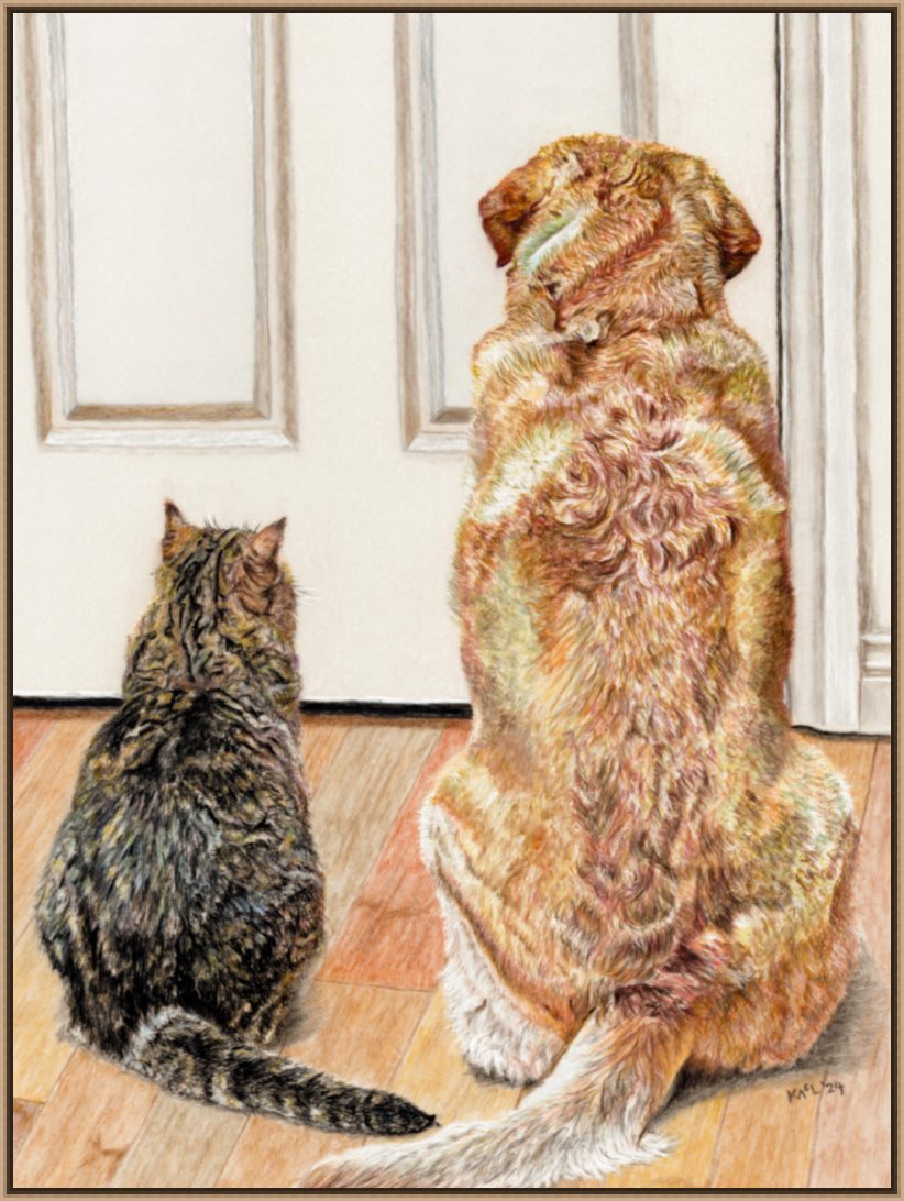 "Daddy's Home" Canvas Print