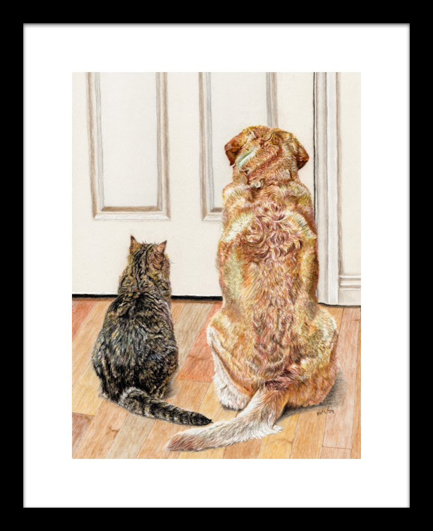 "Daddy's Home" Framed Fine Art Print