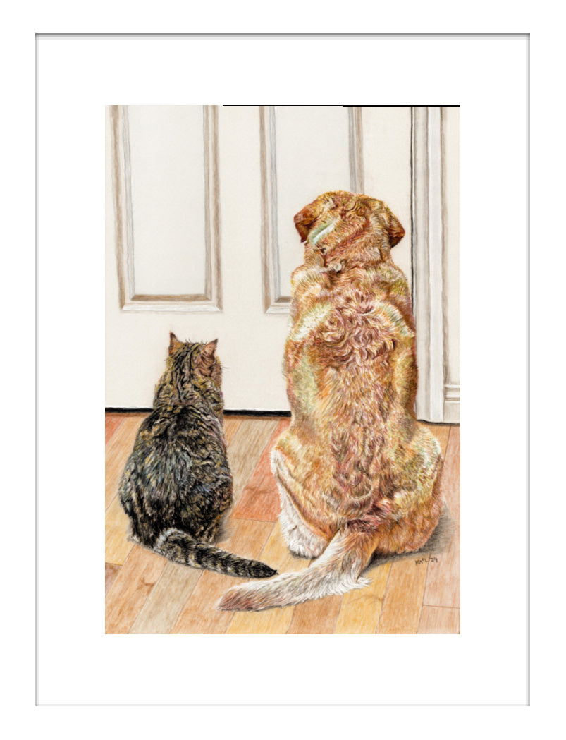 "Daddy's Home" Framed Fine Art Print