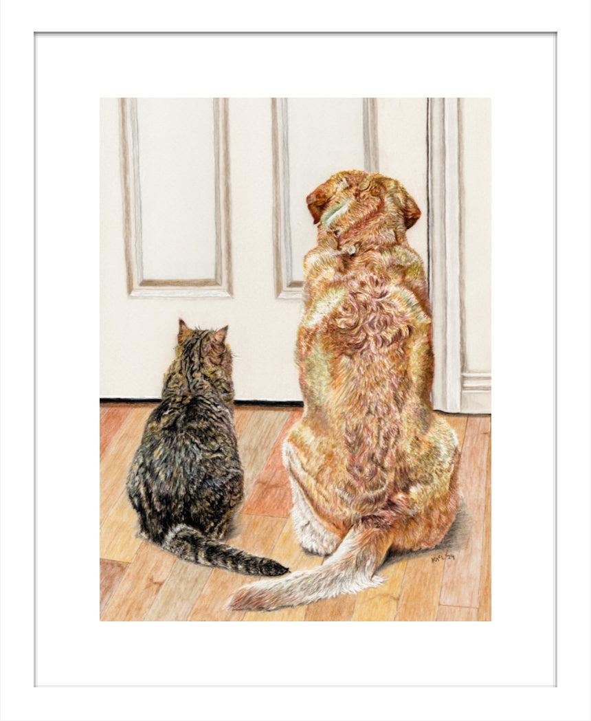 "Daddy's Home" Framed Fine Art Print