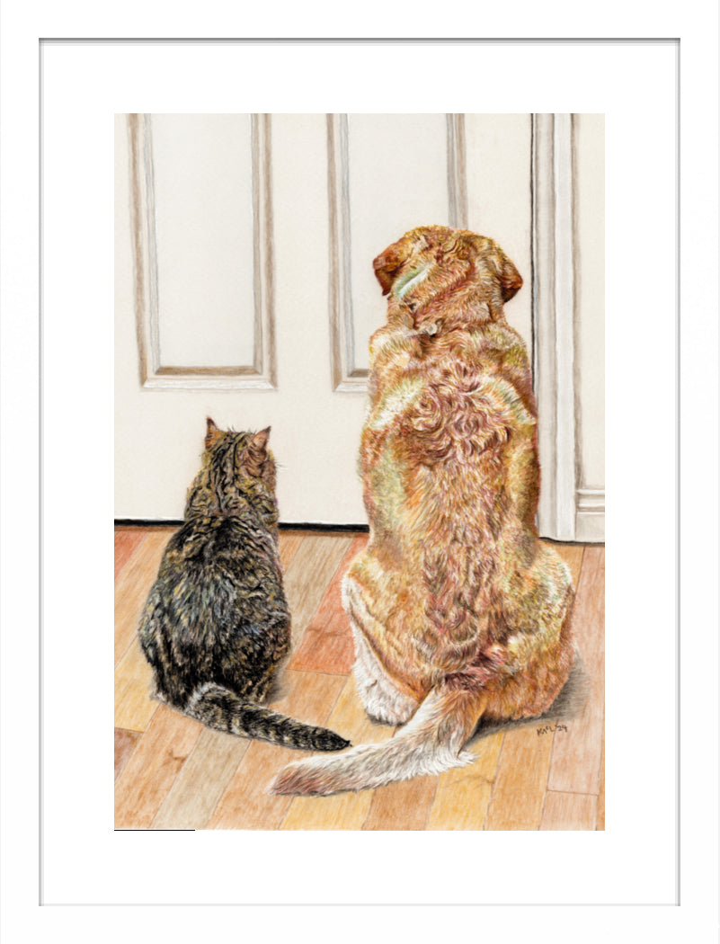 "Daddy's Home" Framed Fine Art Print