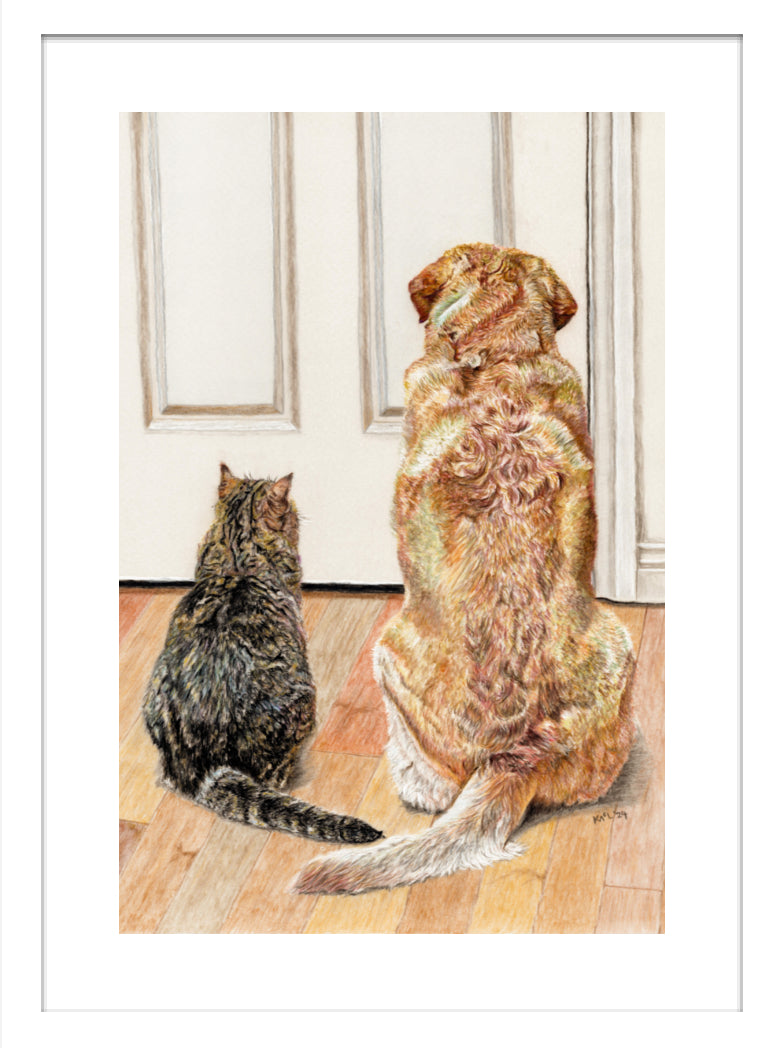 "Daddy's Home" Framed Fine Art Print