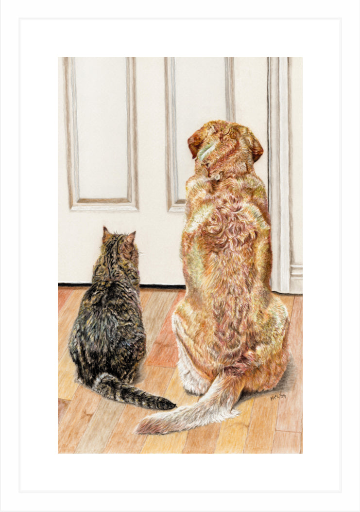 "Daddy's Home" Framed Fine Art Print