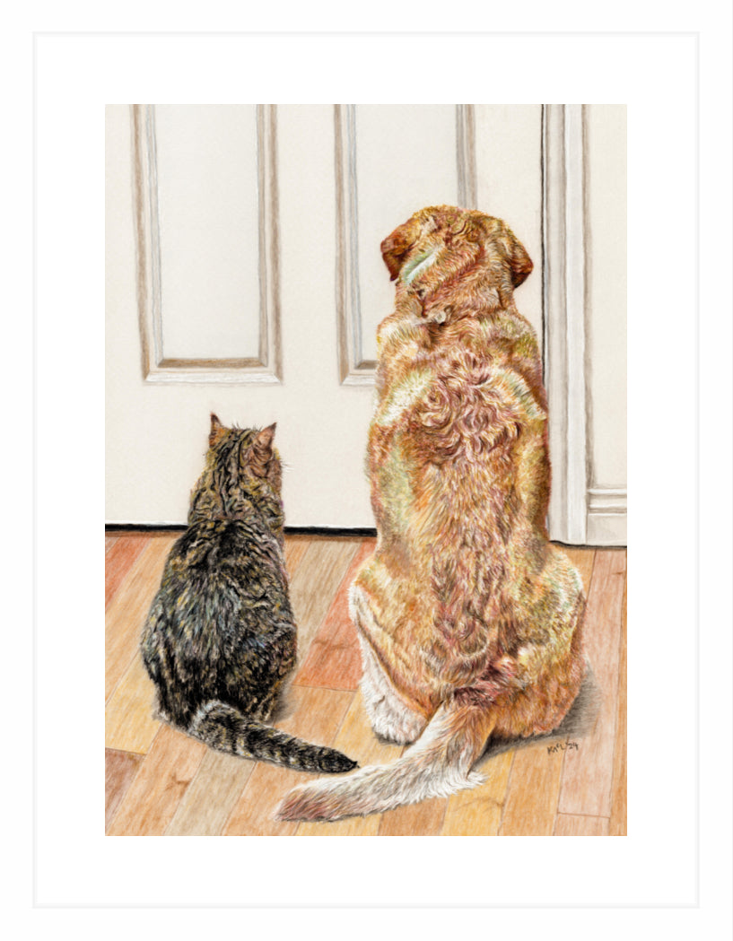 "Daddy's Home" Framed Fine Art Print