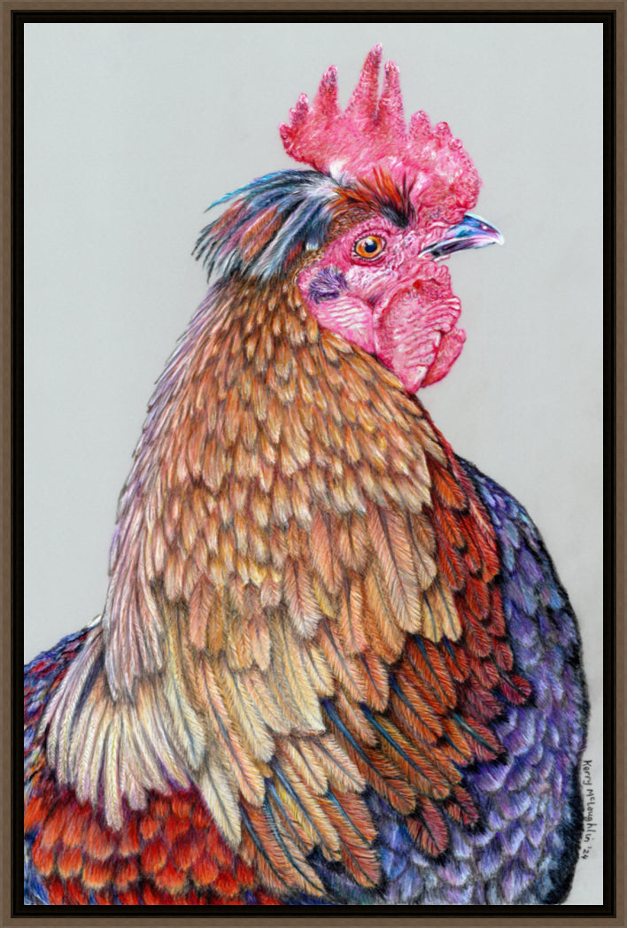 "First On The Job" Canvas Print