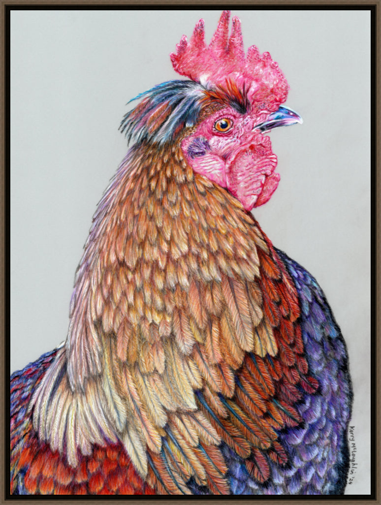 "First On The Job" Canvas Print