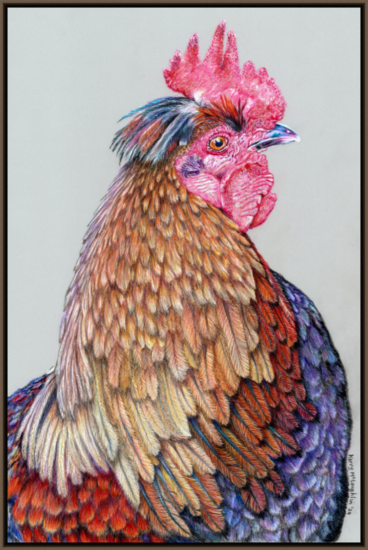 "First On The Job" Canvas Print