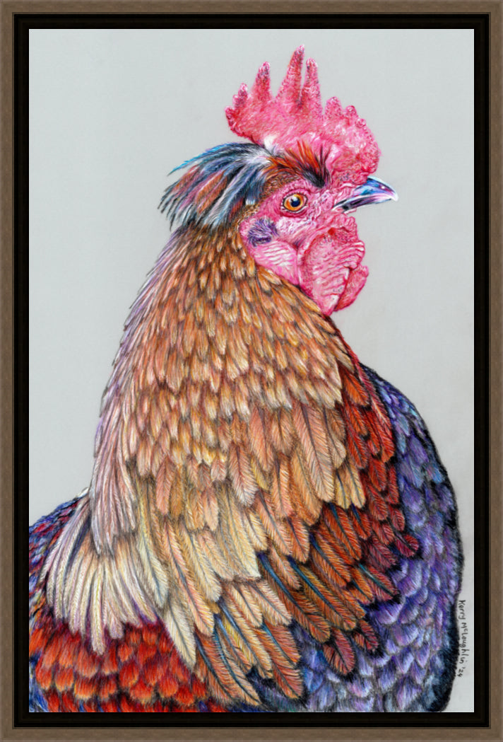 "First On The Job" Canvas Print