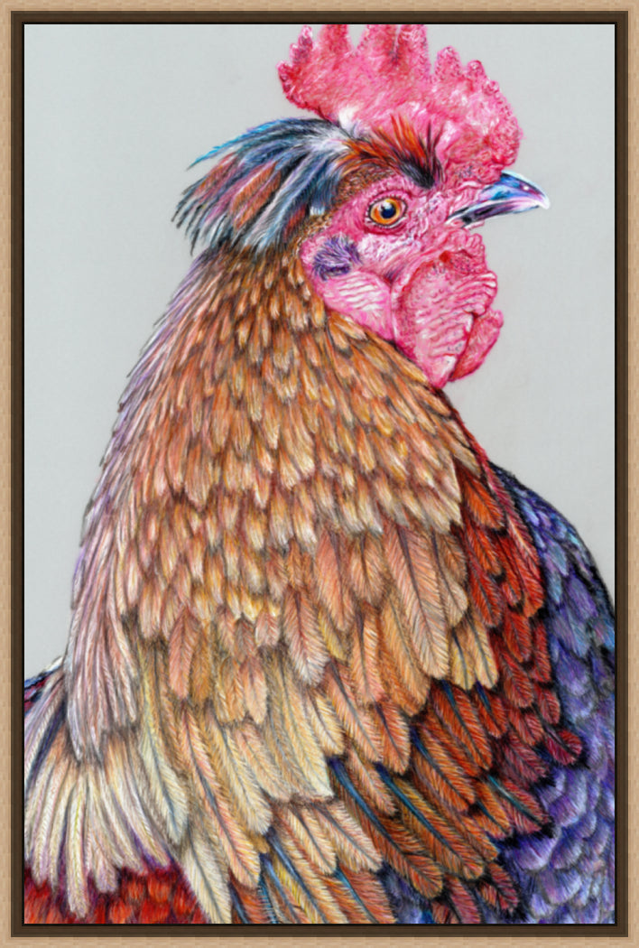 "First On The Job" Canvas Print