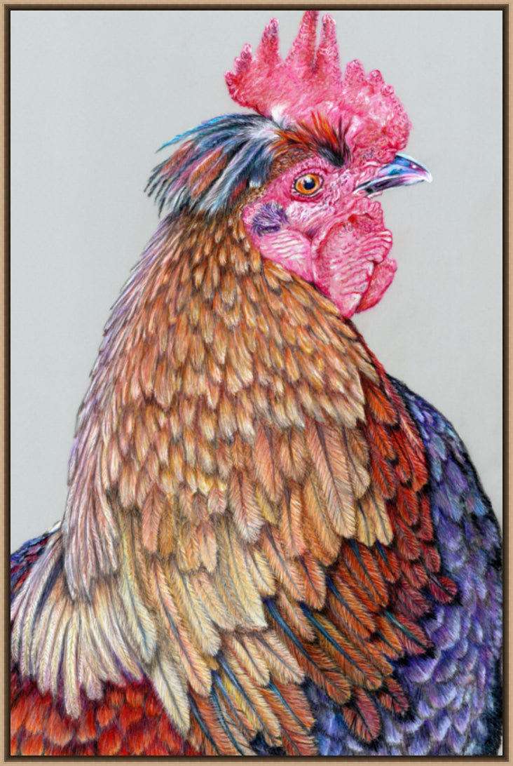 "First On The Job" Canvas Print