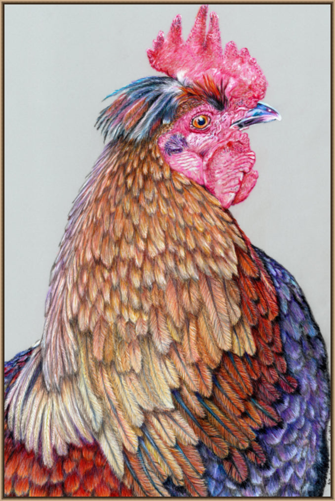 "First On The Job" Canvas Print