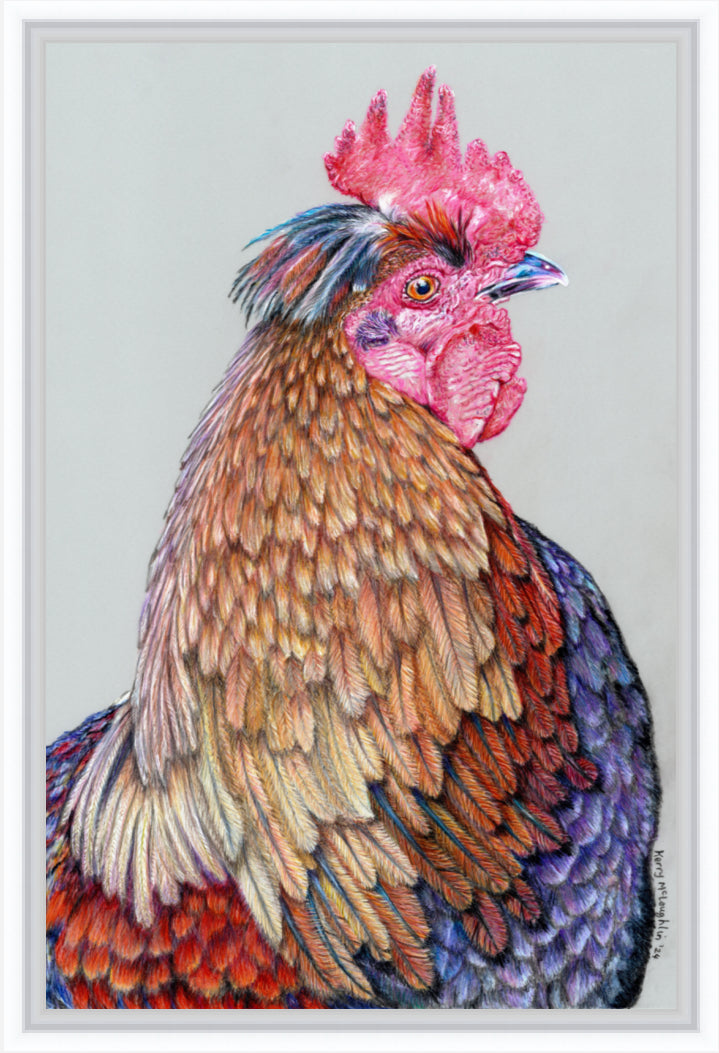 "First On The Job" Canvas Print