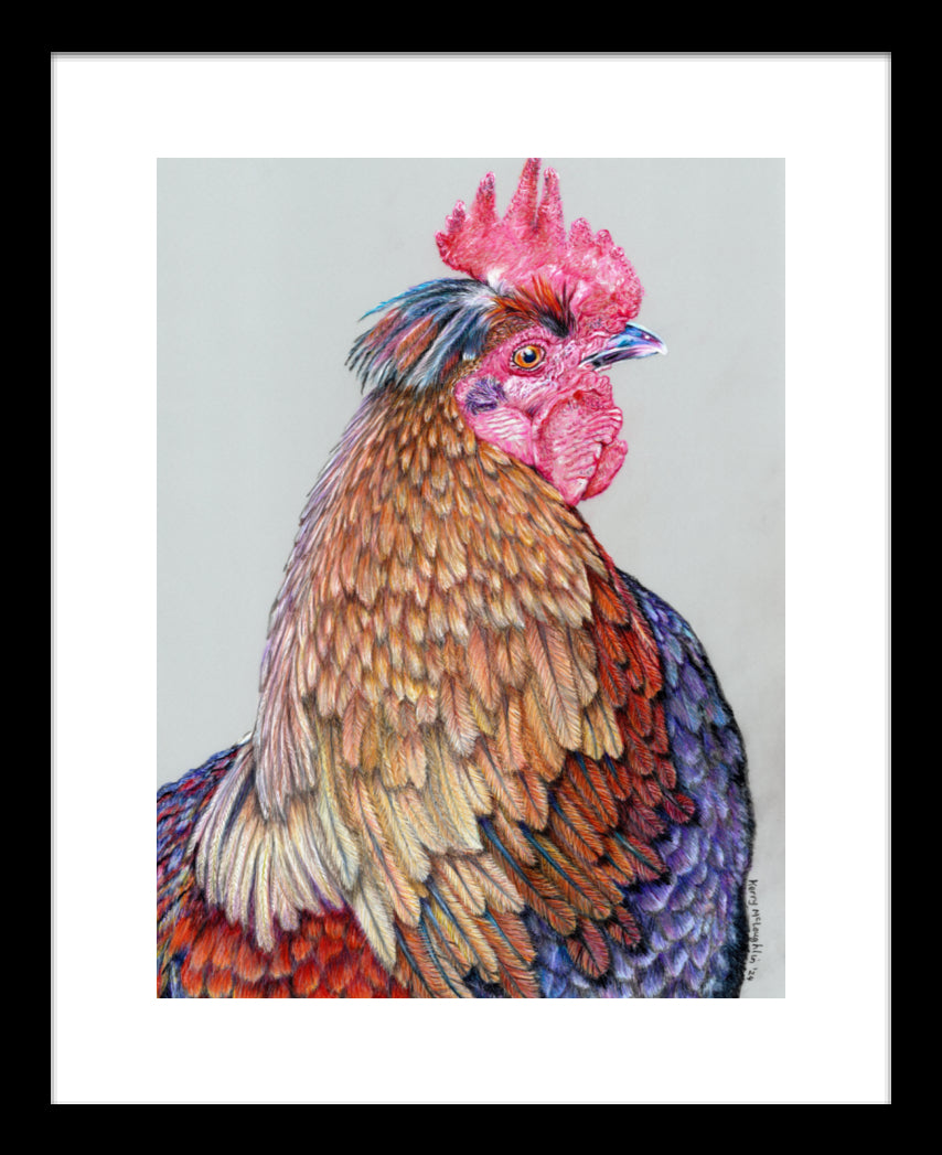 "First On The Job" Framed Fine Art Print