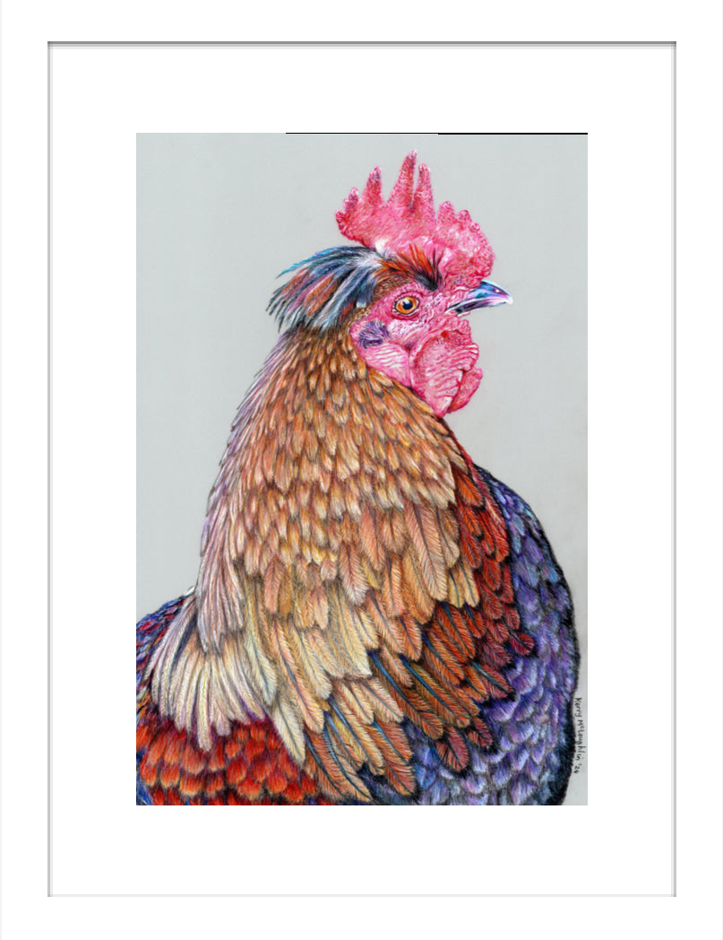 "First On The Job" Framed Fine Art Print