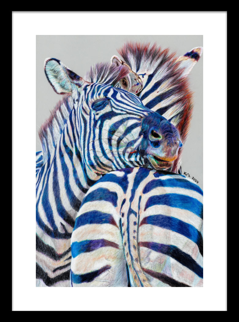 "I’ll Scratch Yours" Framed Fine Art Print