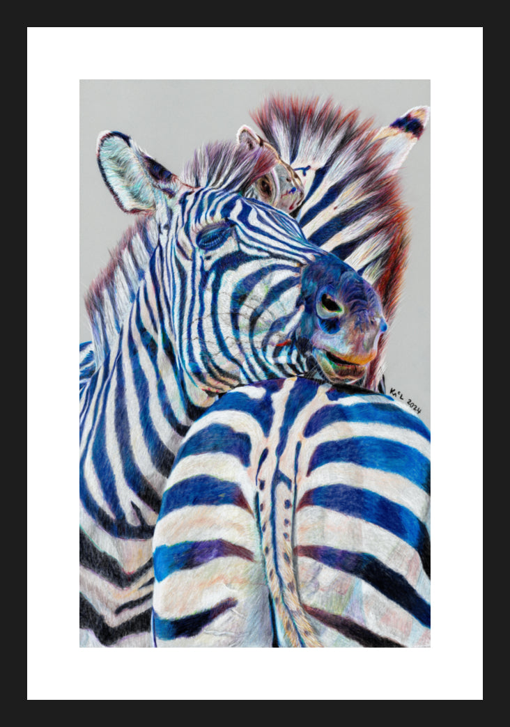 "I’ll Scratch Yours" Framed Fine Art Print
