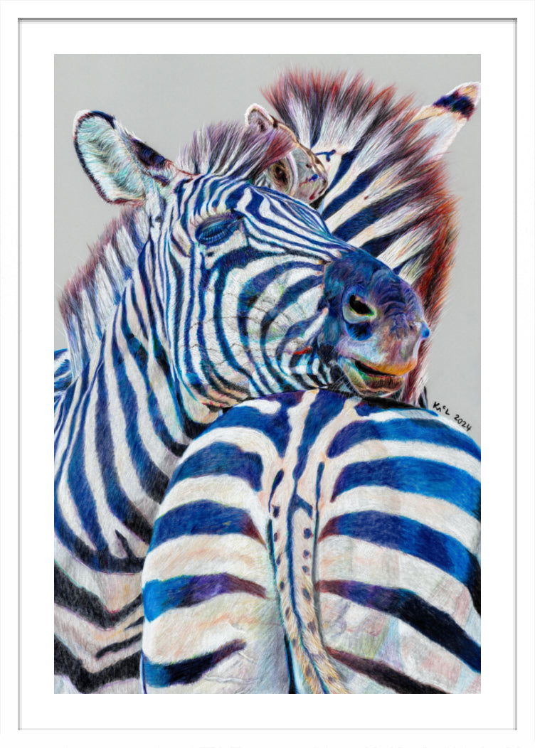 "I’ll Scratch Yours" Framed Fine Art Print