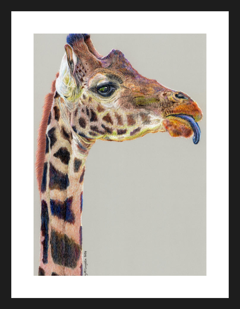 "Teenager" Framed Fine Art Print