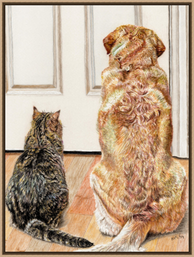 "Daddy's Home" Canvas Print