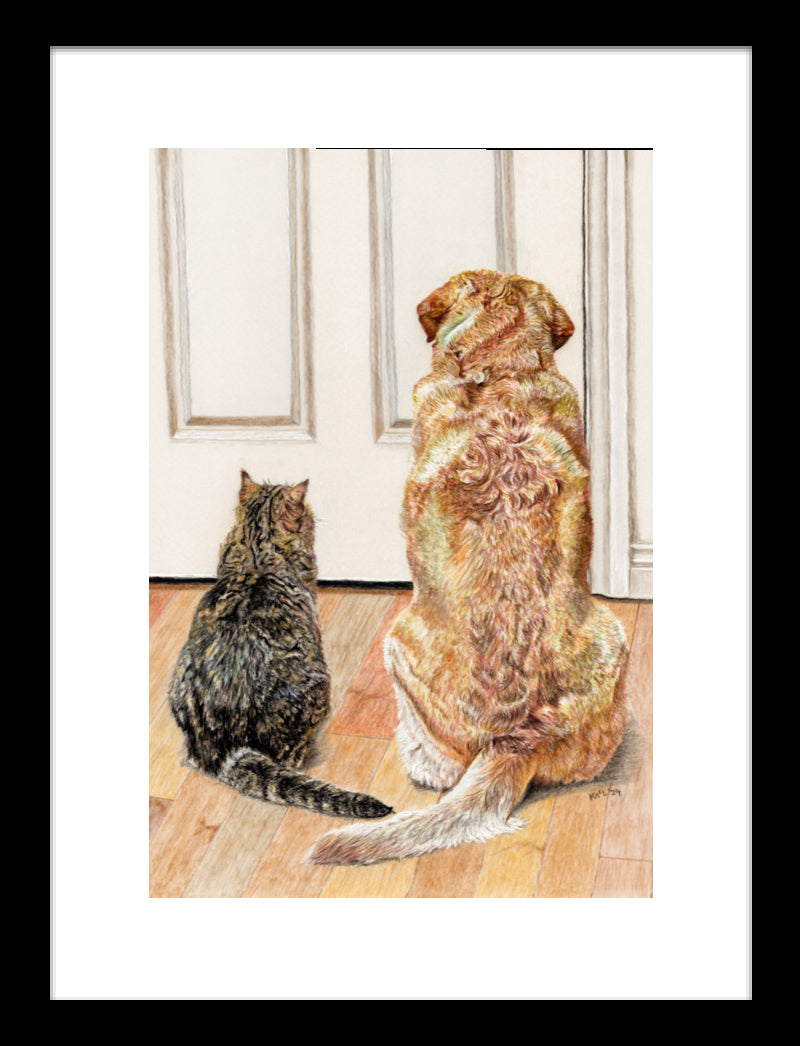 "Daddy's Home" Framed Fine Art Print