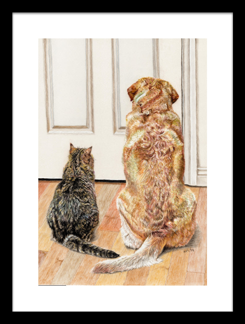 "Daddy's Home" Framed Fine Art Print