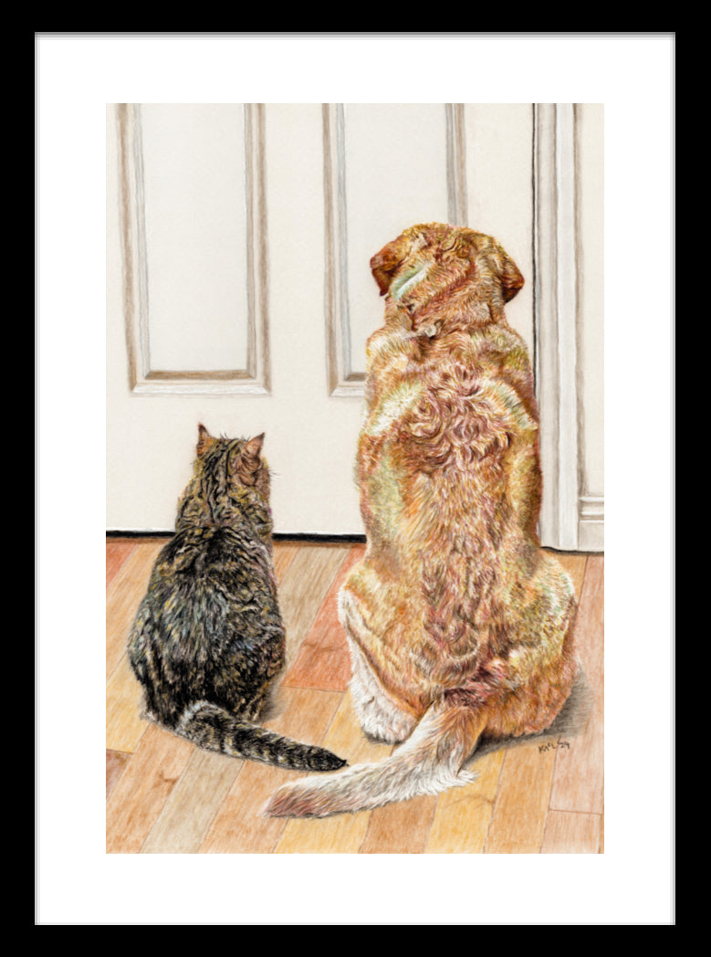 "Daddy's Home" Framed Fine Art Print