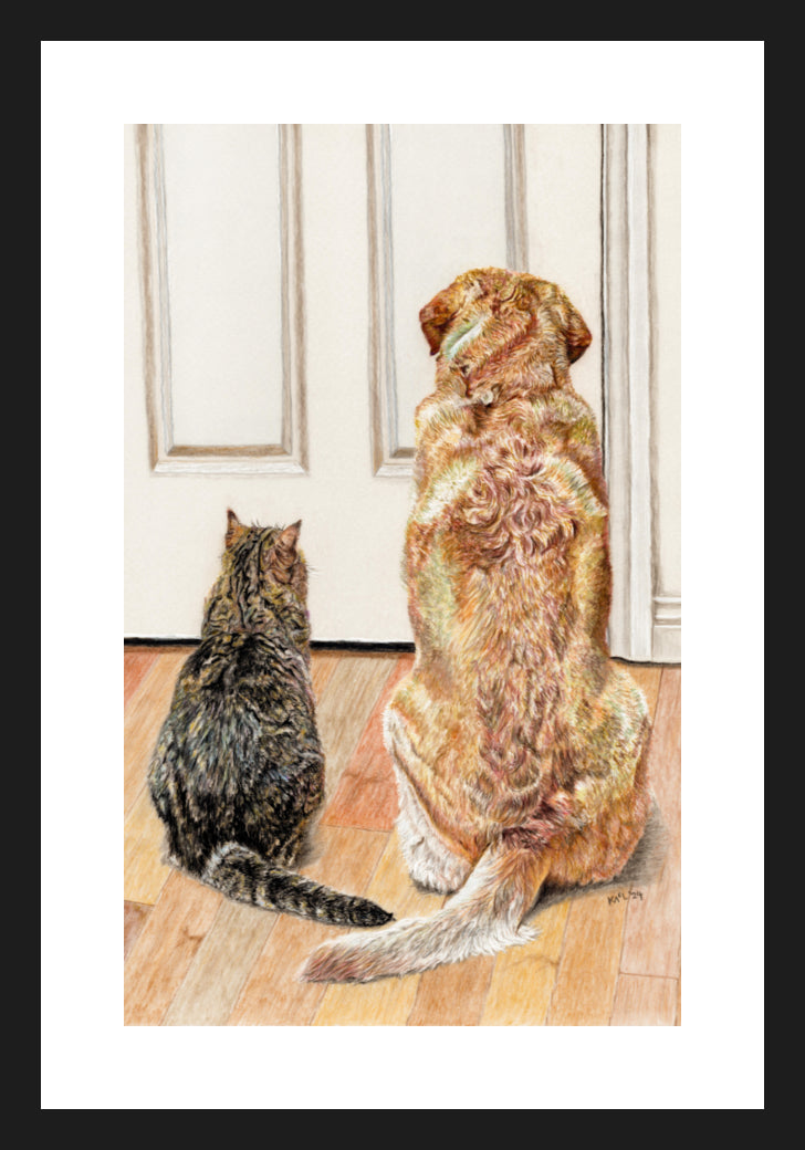 "Daddy's Home" Framed Fine Art Print