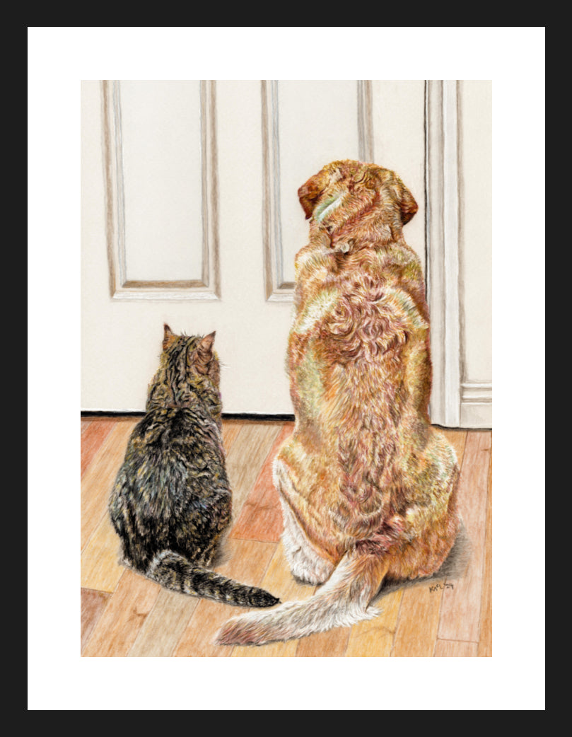 "Daddy's Home" Framed Fine Art Print