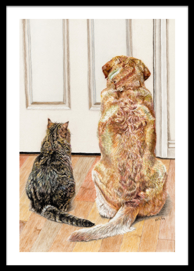 "Daddy's Home" Framed Fine Art Print