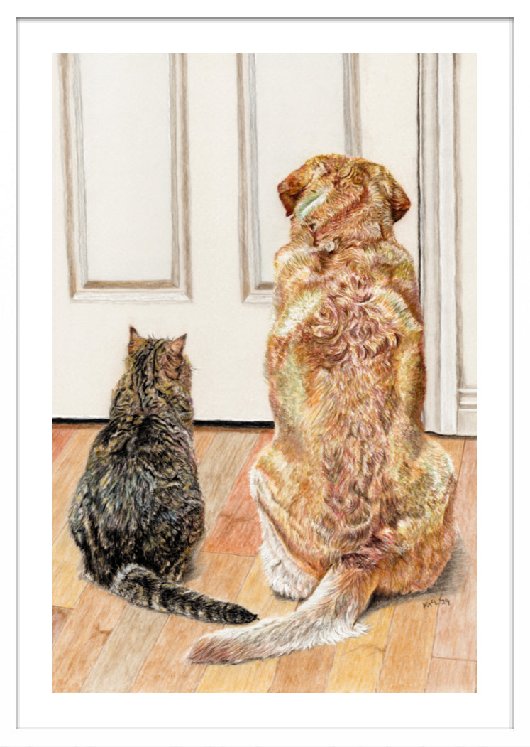 "Daddy's Home" Framed Fine Art Print