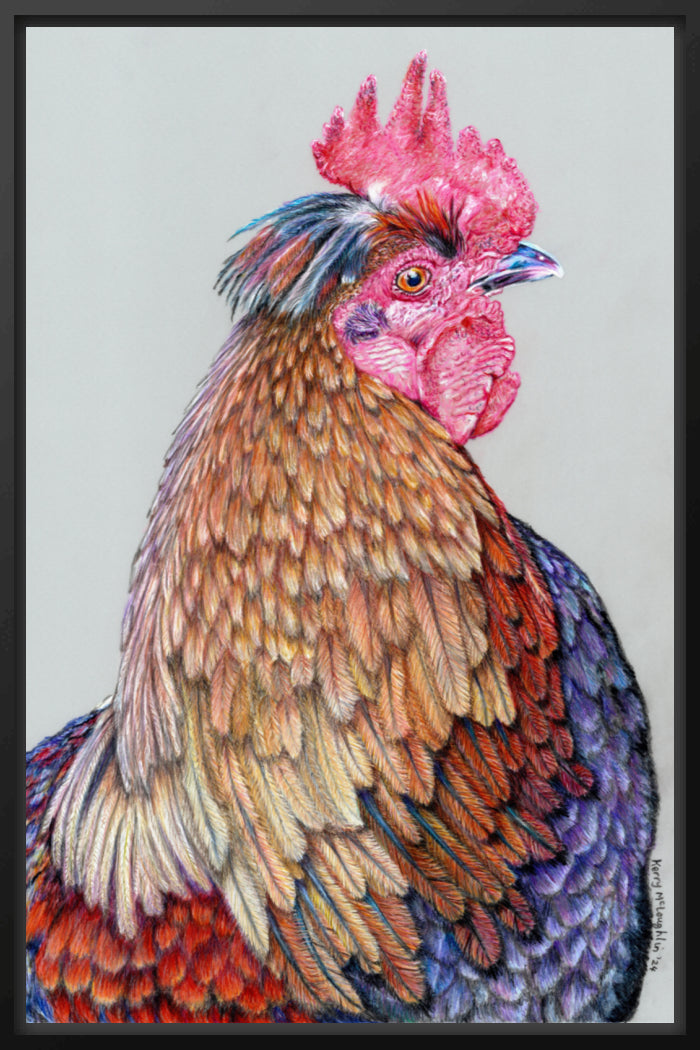 "First On The Job" Canvas Print