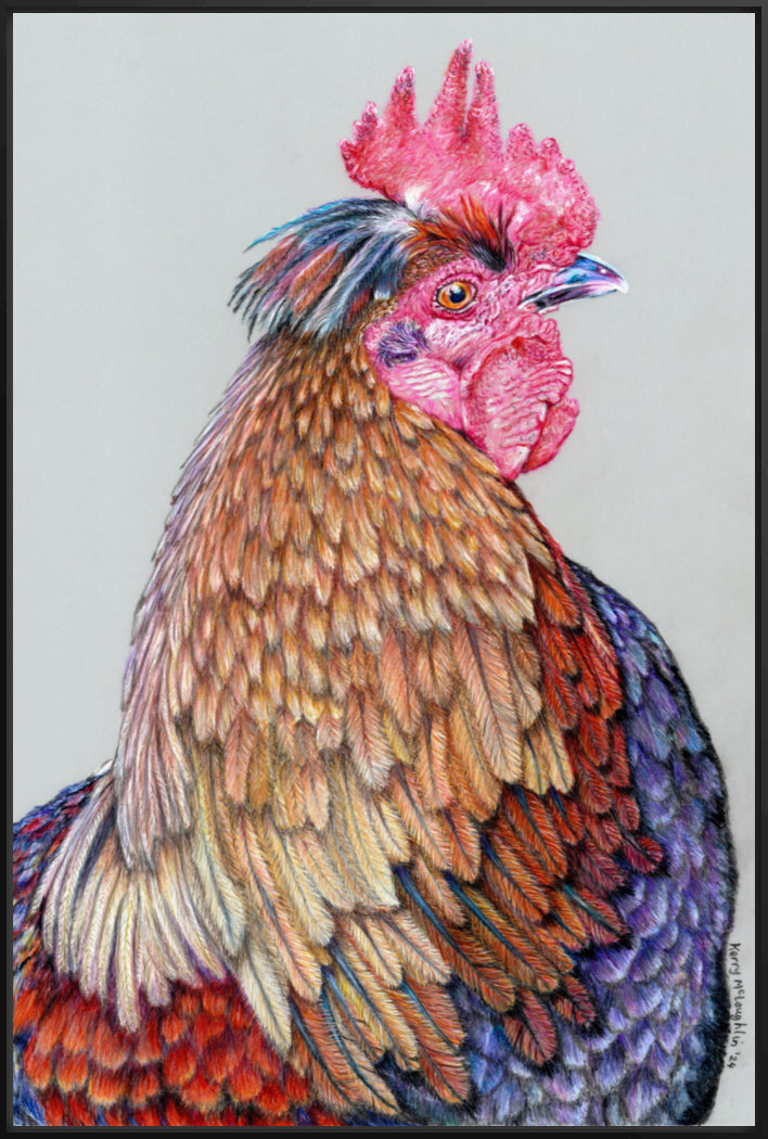 "First On The Job" Canvas Print