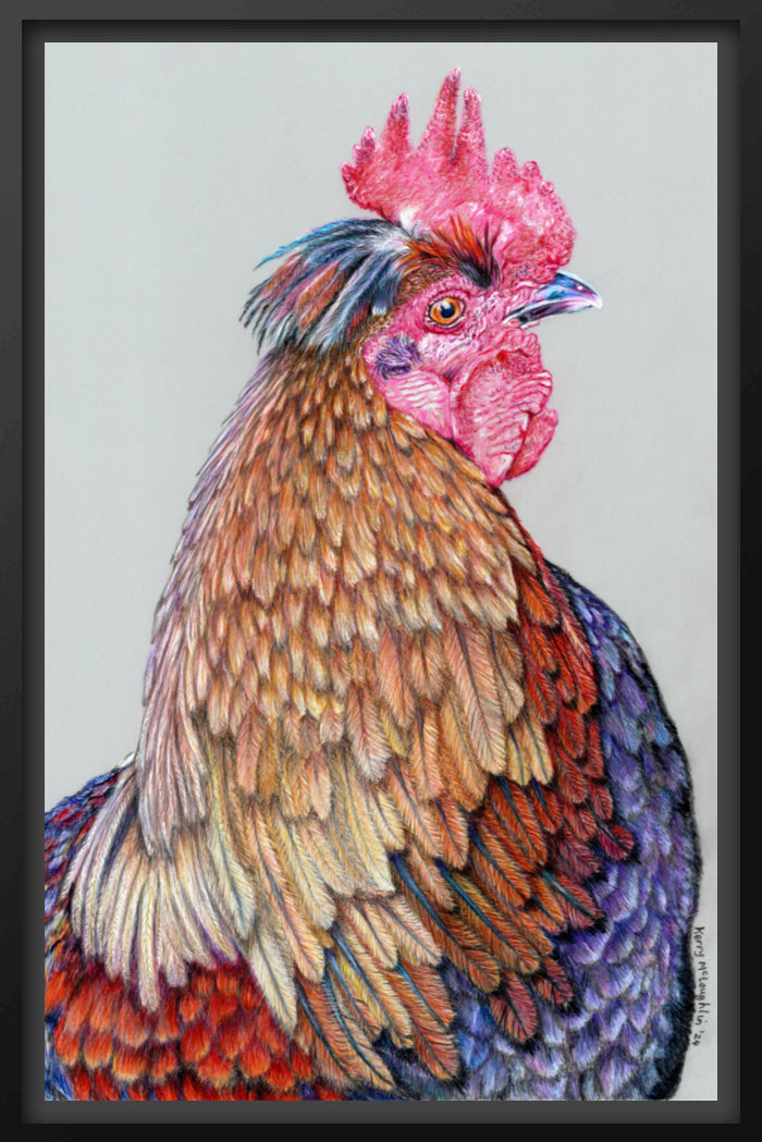 "First On The Job" Canvas Print