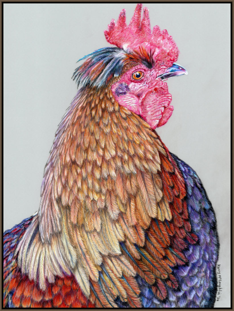 "First On The Job" Canvas Print