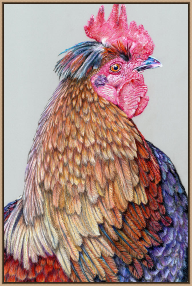 "First On The Job" Canvas Print