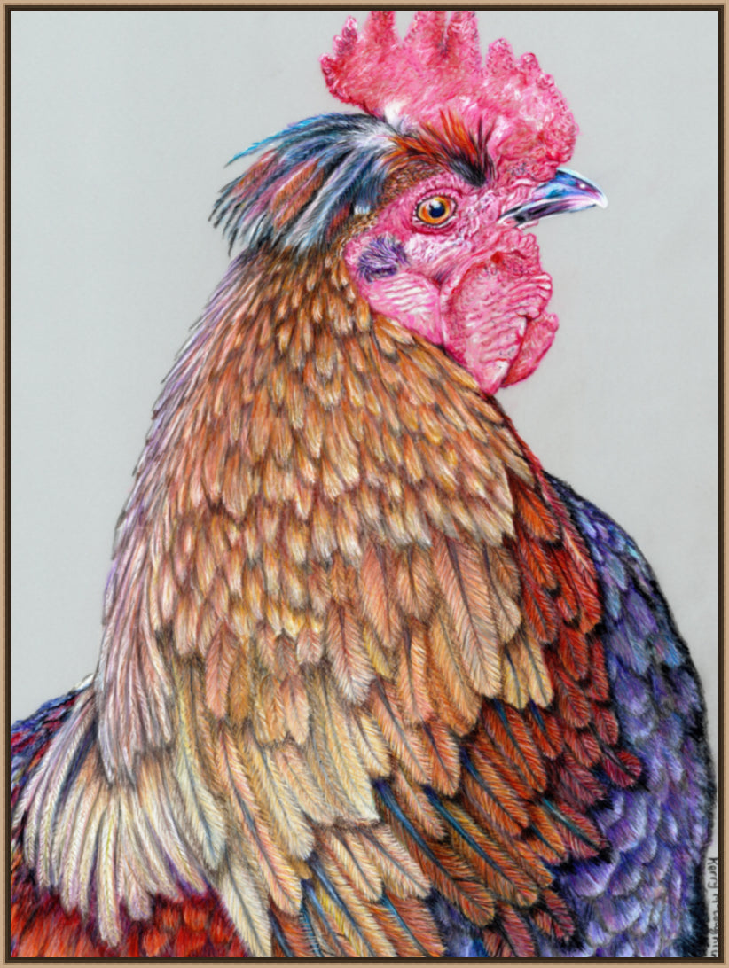 "First On The Job" Canvas Print