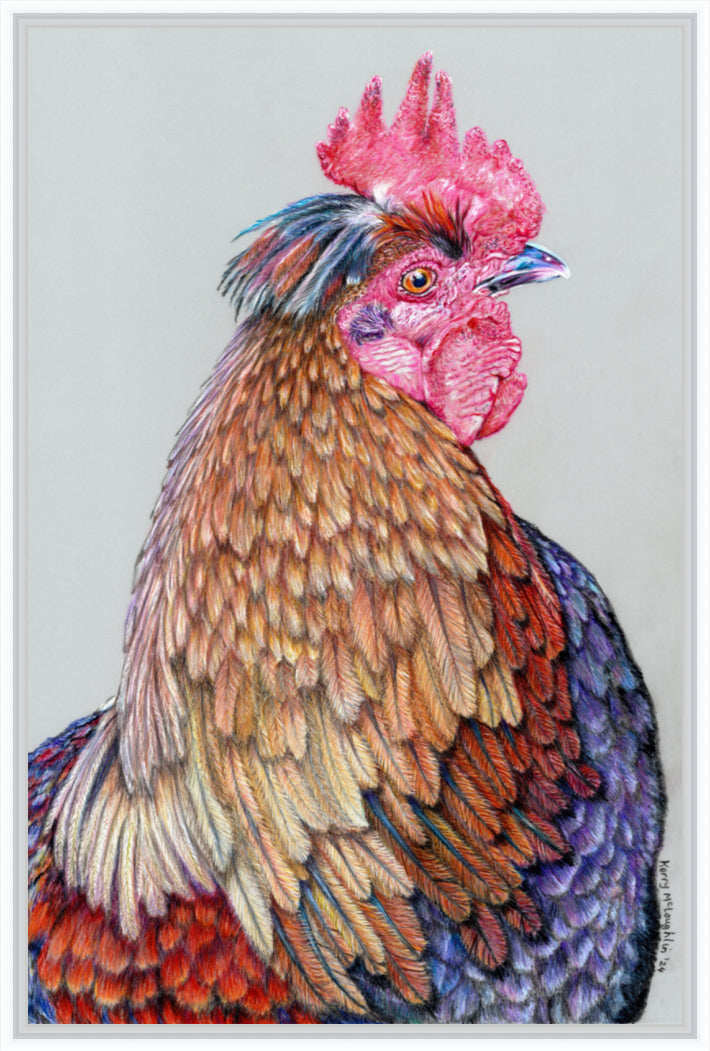 "First On The Job" Canvas Print