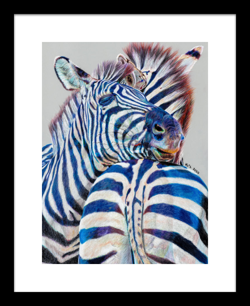 "I’ll Scratch Yours" Framed Fine Art Print