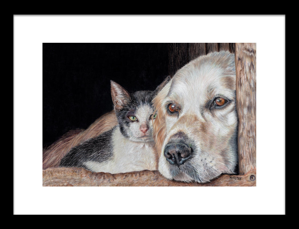 "Kindred Spirits" Framed Fine Art Print