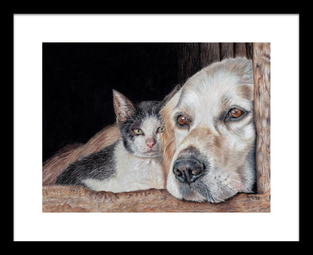 "Kindred Spirits" Framed Fine Art Print