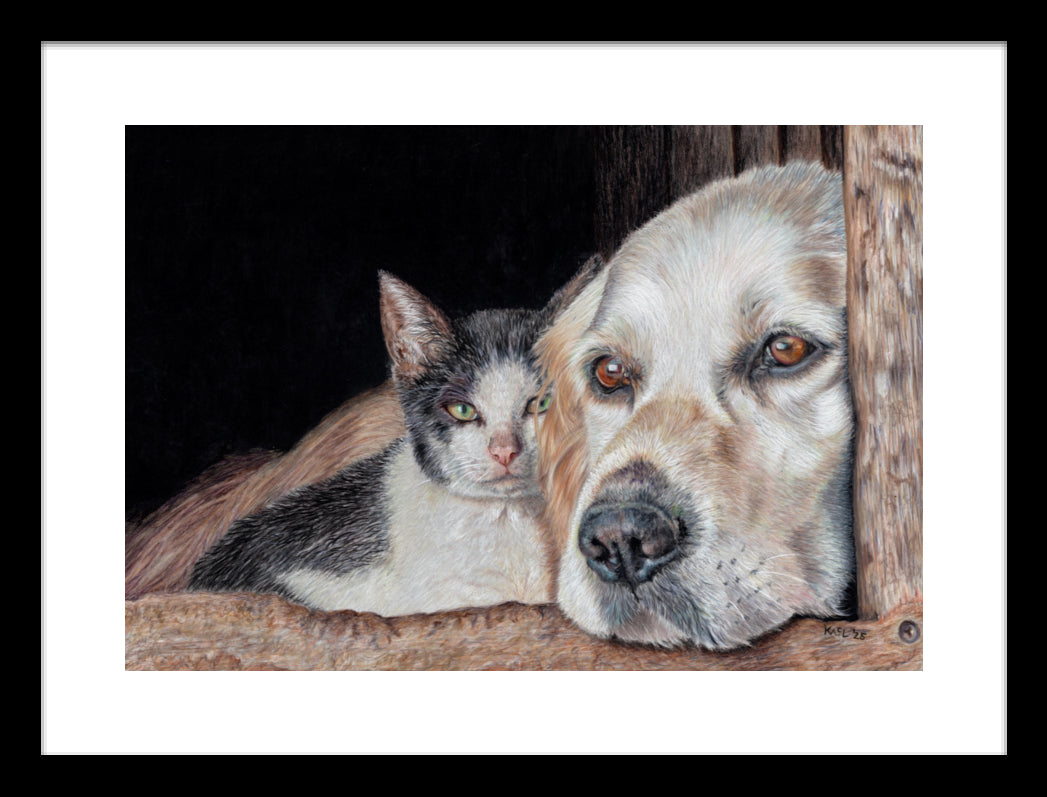 "Kindred Spirits" Framed Fine Art Print