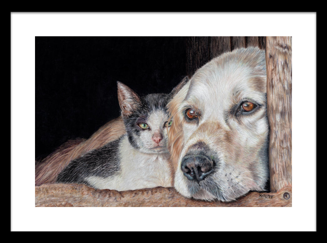 "Kindred Spirits" Framed Fine Art Print