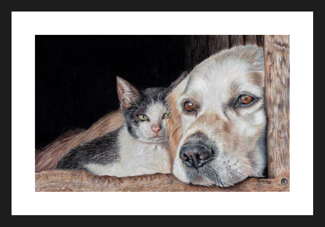 "Kindred Spirits" Framed Fine Art Print