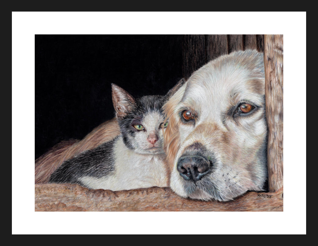 "Kindred Spirits" Framed Fine Art Print