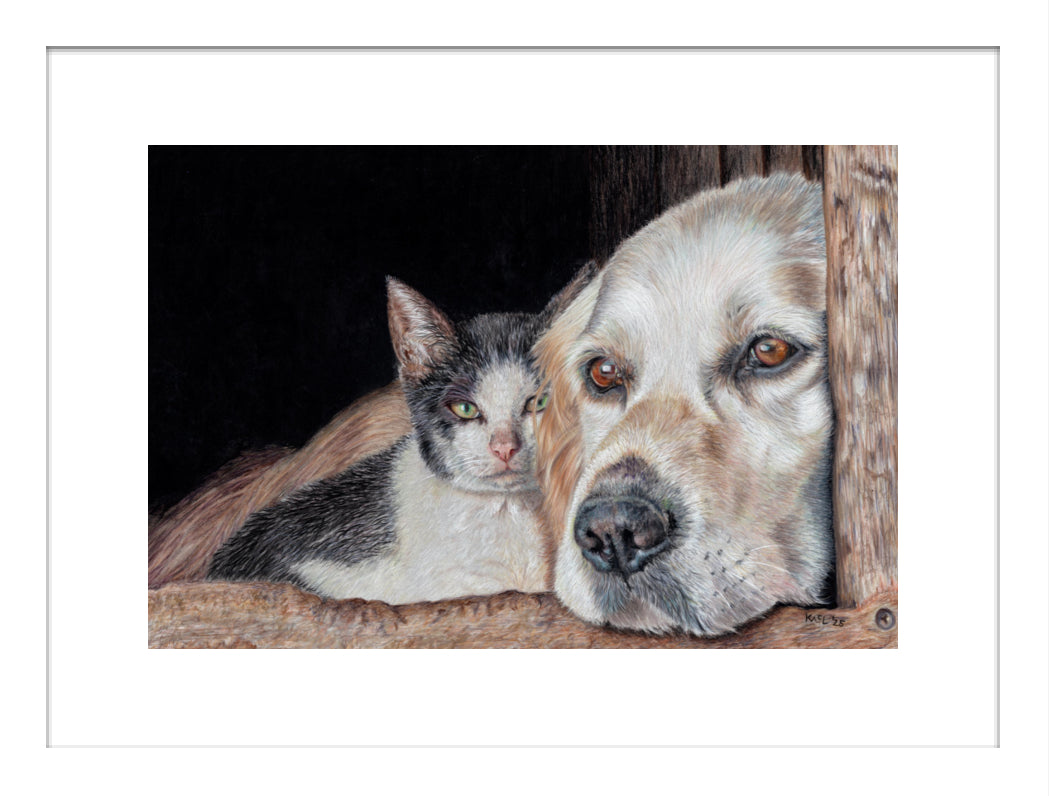 "Kindred Spirits" Framed Fine Art Print
