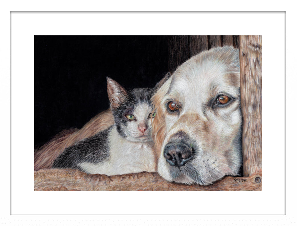 "Kindred Spirits" Framed Fine Art Print