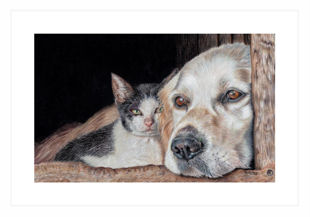 "Kindred Spirits" Framed Fine Art Print