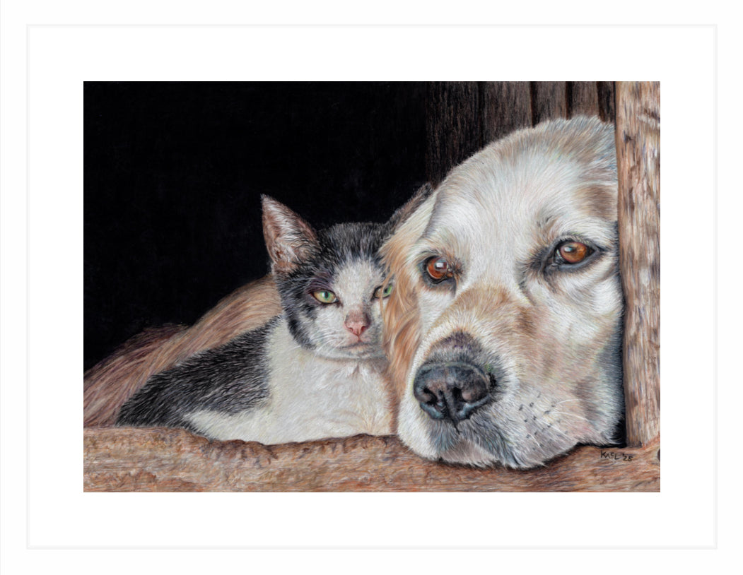 "Kindred Spirits" Framed Fine Art Print