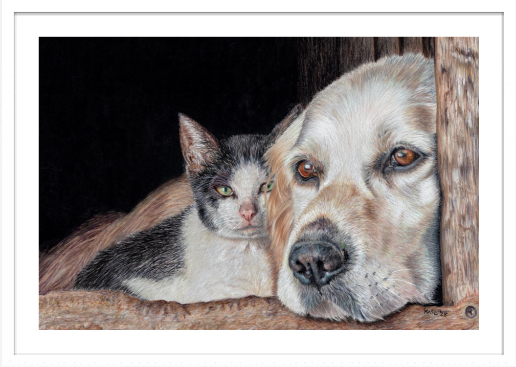 "Kindred Spirits" Framed Fine Art Print